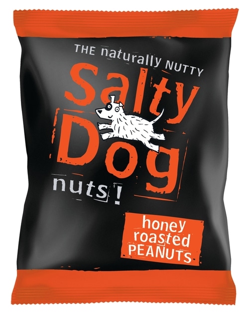 Salty Dog Honey Roasted Peanuts - 12 x 45g